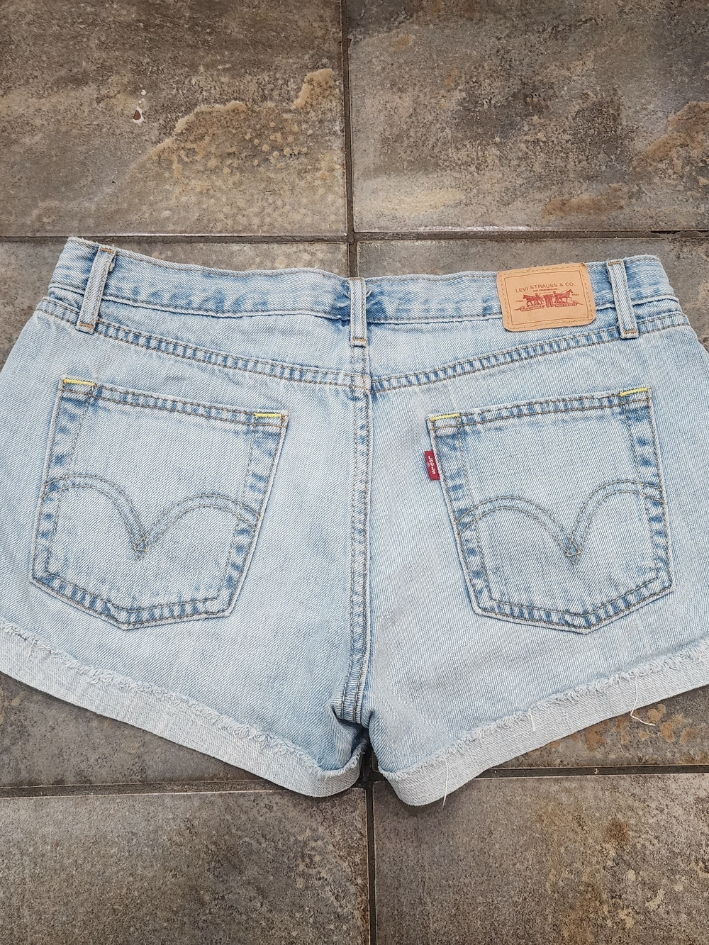 Levi's Light Blue Denim Women's Cutoff Shorts